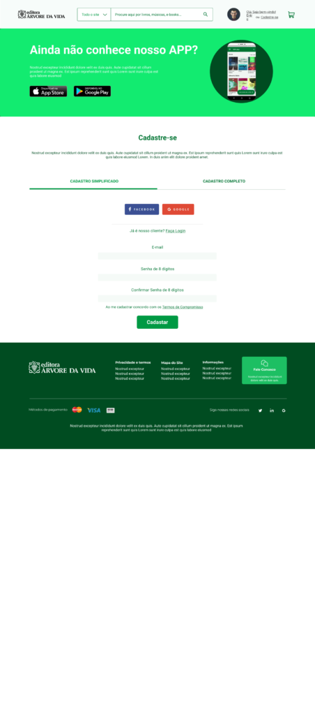 Simplified Login and Registration