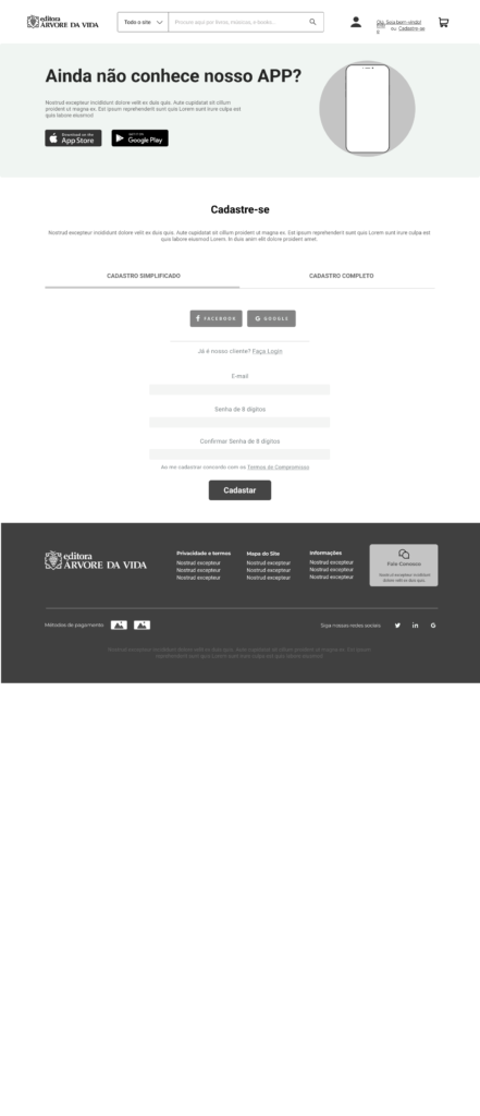 Simplified Login and Registration